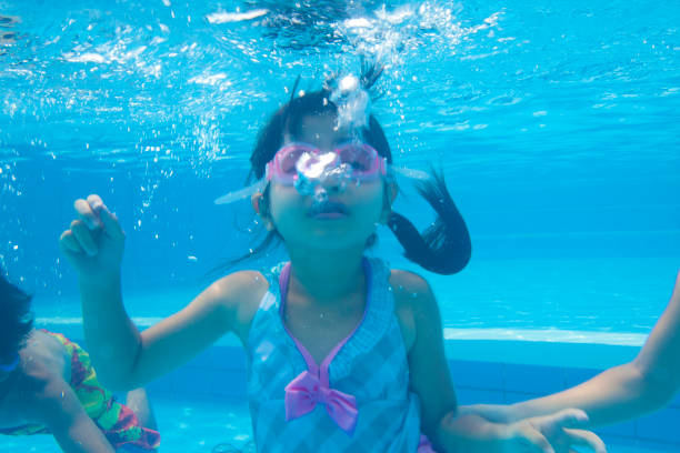 istock Dive into the underwater swimsuit girls 674278834