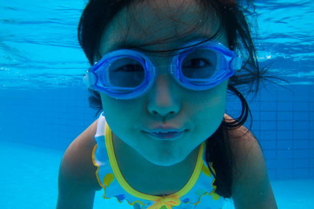 istock Dive into the underwater swimsuit girls 674278962
