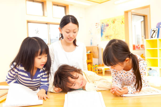 istock Nursery Kindergarten 3 educational drill and nursery 674292680