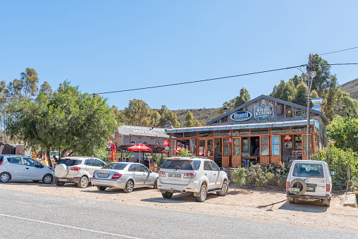 Barrydale: A well known restaurant, the Diesel and Creme, in Barrydale, a small town on the scenic Route 62 in the Western Cape Province
