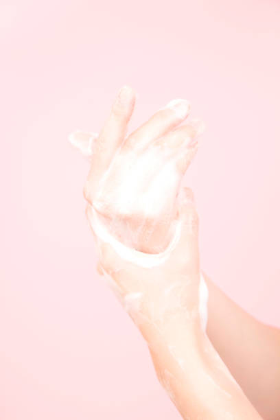 istock Women wash their hands hand 674297970
