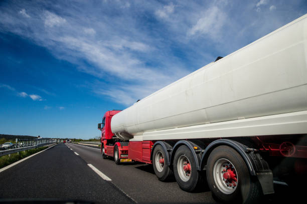 istock Tanker Truck Driving on Highway 674322106