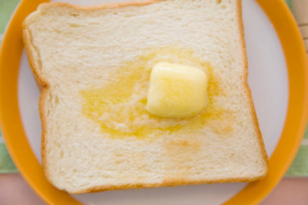 istock On toast with melted butter sauce 674331414