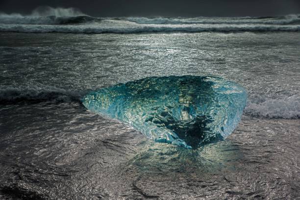 istock Glacier Ice on the Beach in Iceland 674332070