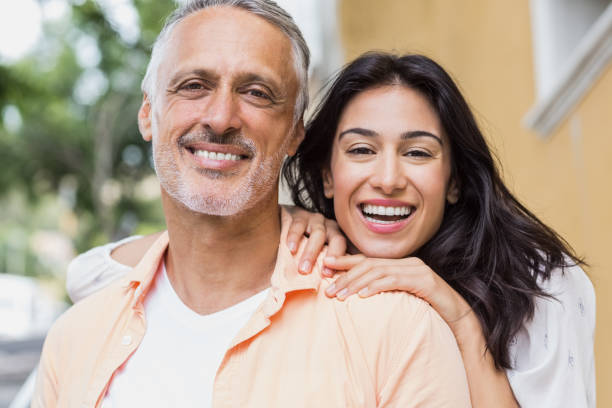 istock Portrait of cheerful couple 674334440