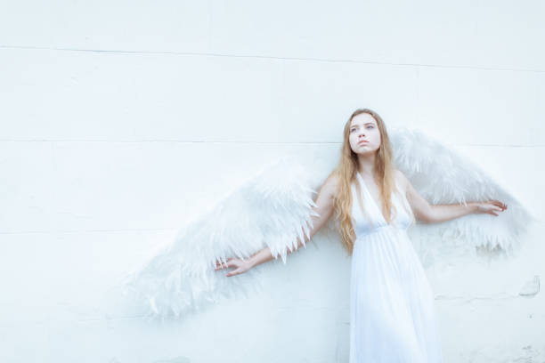 istock Portrait of a sad angel 674338458