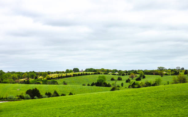 istock Green landscape in Kansas. 674338514