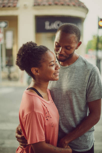 istock Dating Couple walking around in Key West during sunset 674348910