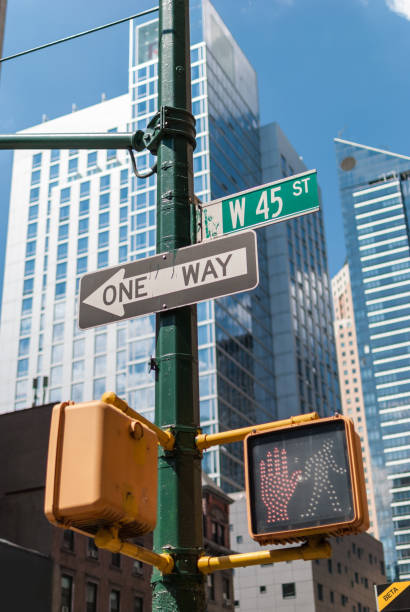istock Traffic signs on Manhattan, NYC 674352232