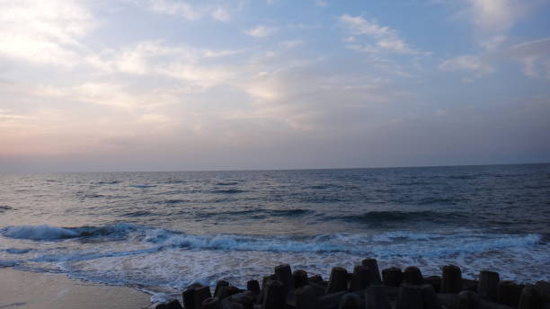 istock Sea, rocks and sky color 674376866