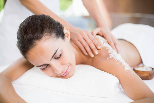 istock Young woman receiving spa treatment 674388216