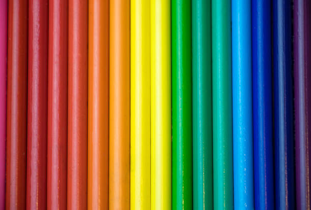 istock Rainbow Row of Colored Pencils 674390978