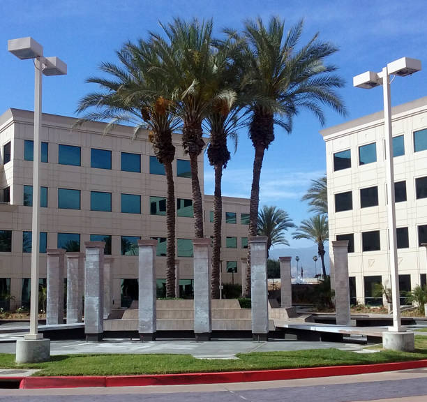 istock Palm Trees and Nice Architecture in West Covina 674393726