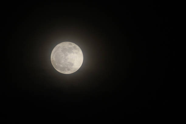 istock The Moon on the black night sky in 16-Oct-2016. 674404556