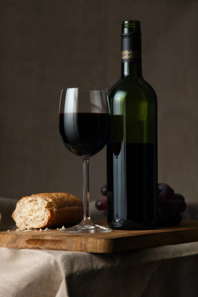 istock Bottle of red wine 674407792