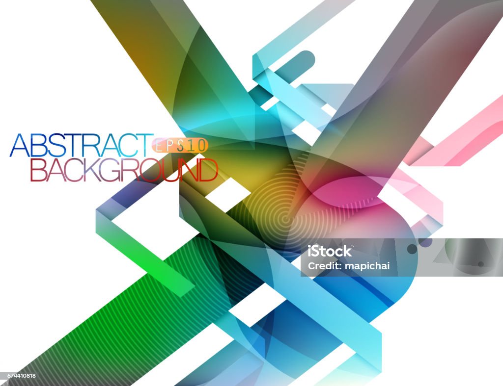 Visual Transparency Graphics Translucent Shape Colors Stock Illustration - Download Image Now ...