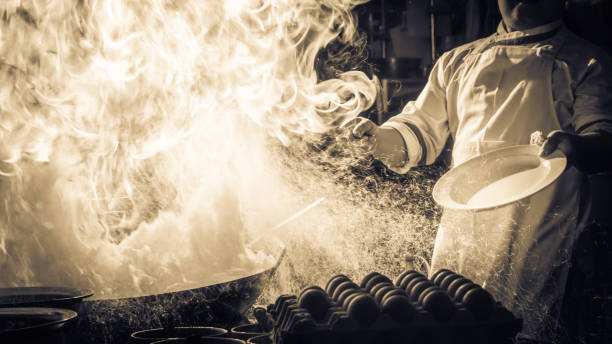Fire hard cooking