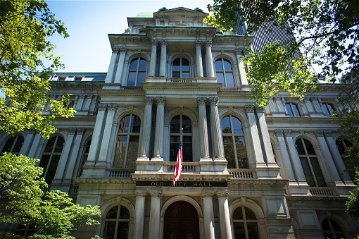 Construction Industry, USA, Boston - Massachusetts, Old City Hall, Star Shape