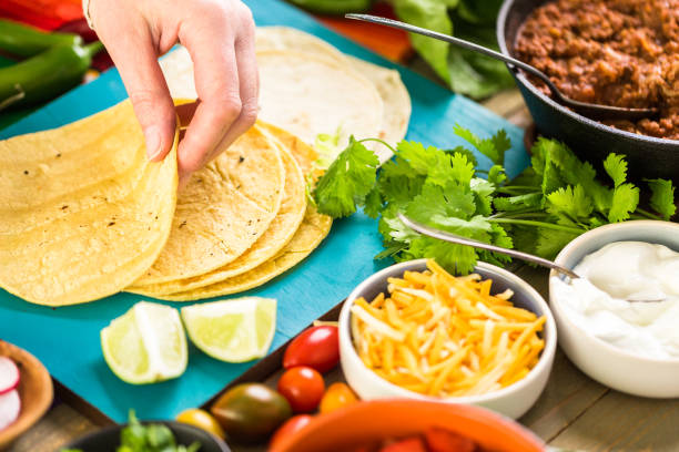 Ground beef tacos