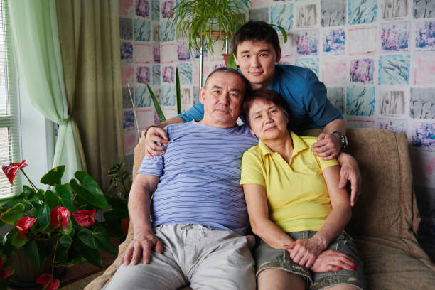 istock A real Kazakh family 674453908