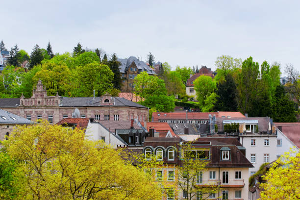 istock Panoramic view of Baden Baden in Germany 674506600