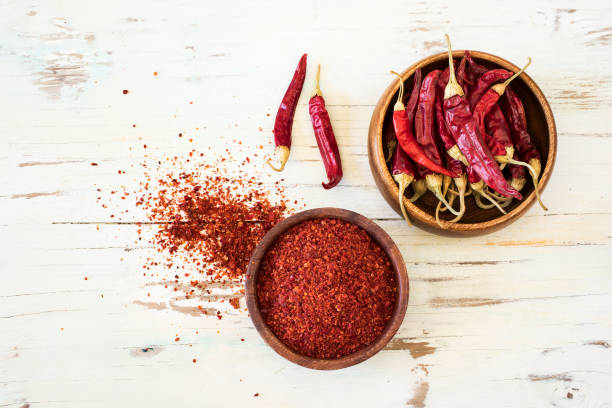 istock Spices and herbs on wooden background 674521280