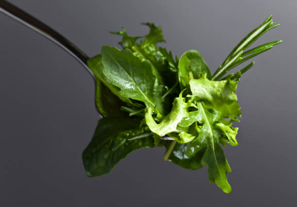 istock Fresh green salad with spinach,arugula and lettuce 674528046