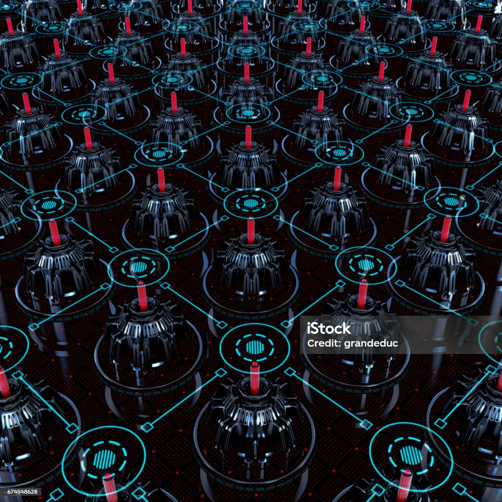 Data Point Texture Floating Data Points Grid Stock Illustration - Download Image Now ...