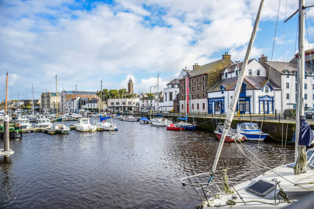 istock Isle of Man's Small Town Port 674568258
