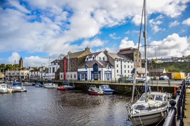 istock Isle of Man's Small Town Port 674568526