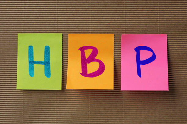 istock HBP acronym on colorful sticky notes 674584960