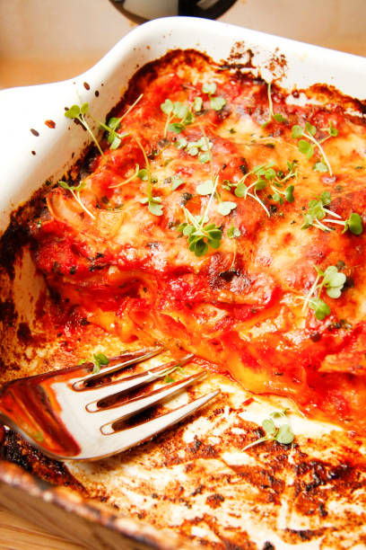 istock Cannelloni with turkey meat in white bowl 674586214