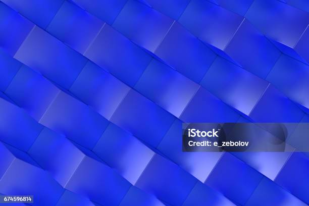 Pattern With Blue Rectangular Shapes Stock Illustration - Download ...