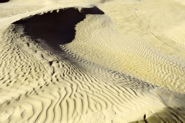 istock Khaki color. Natural texture and background of the desert. Sand patterns 674603052