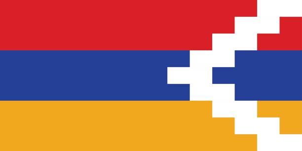 istock Official vector flag of Nagorno-Karabakh Republic . 674603738