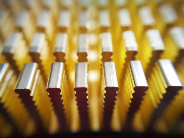 istock Extreme close up view of graphic crd passive cooler 674613150