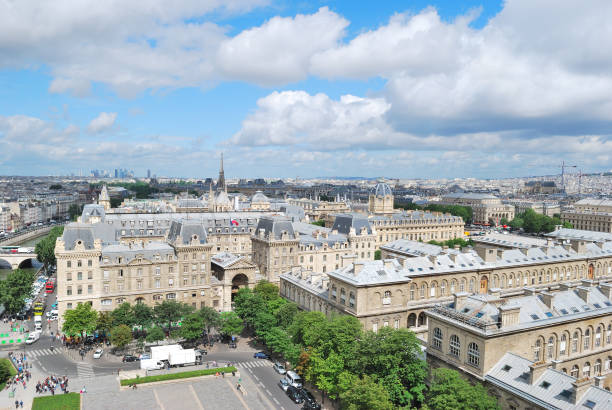 istock Top-view of Paris 674624528