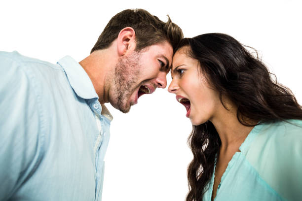 istock Couple screaming and arguing 674640950