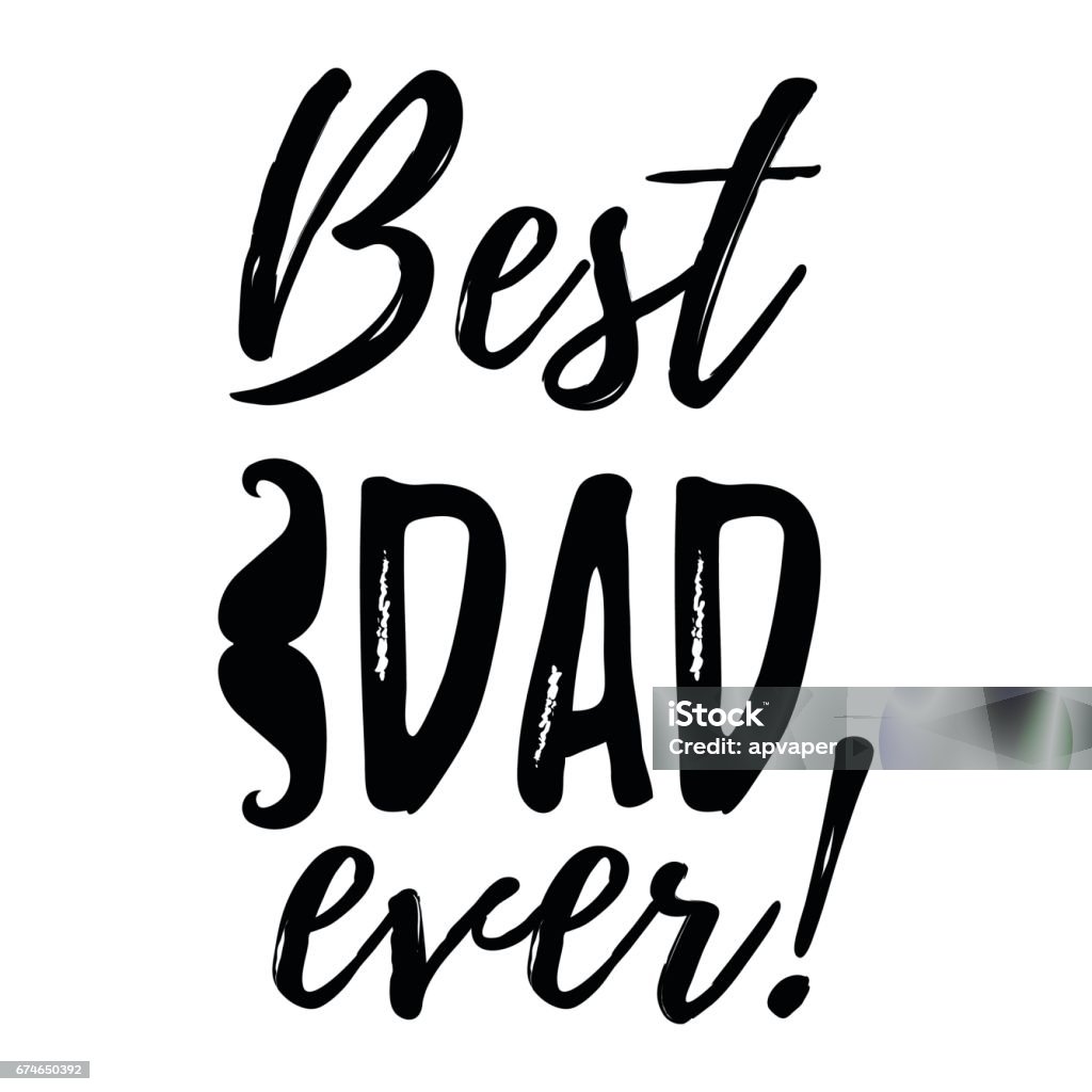 Happy Father's Day banner and giftcard. Vector Illustration. Happy Father's Day banner and giftcard. Best Dad Poster Sign on Background. Vector Illustration. Adult stock vector