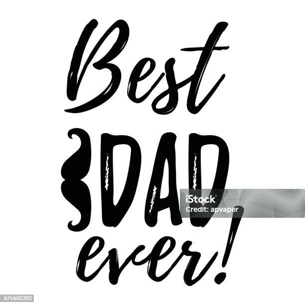 Happy Fathers Day Banner And Giftcard Vector Illustration Stock Illustration - Download Image Now