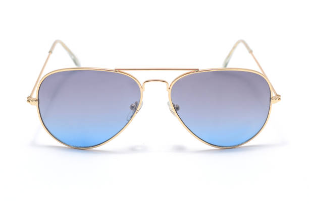 istock Sunglasses in an iron frame with gradient glass isolated on whit 674650686