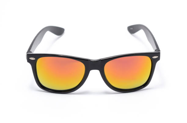istock sunglasses in thick black plastic frame with gradient glass isolated on white 674650726