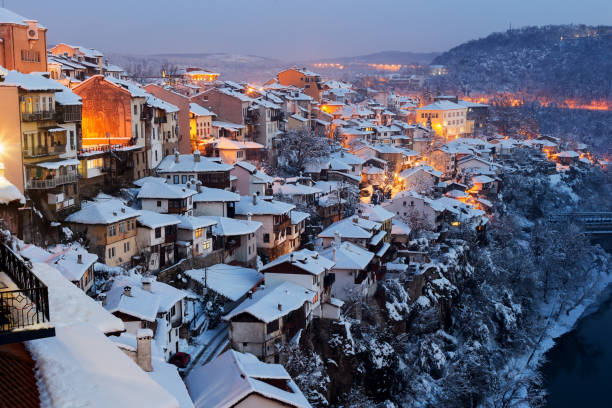 istock Veliko Tarnovo at Night 674651182