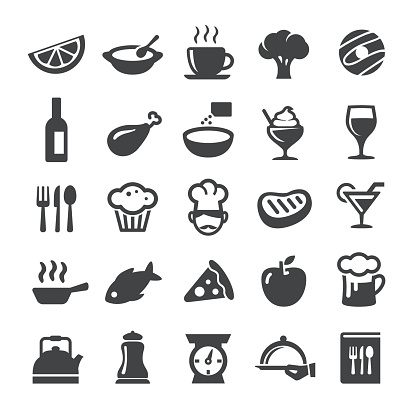 Cafe and Restaurant Icons