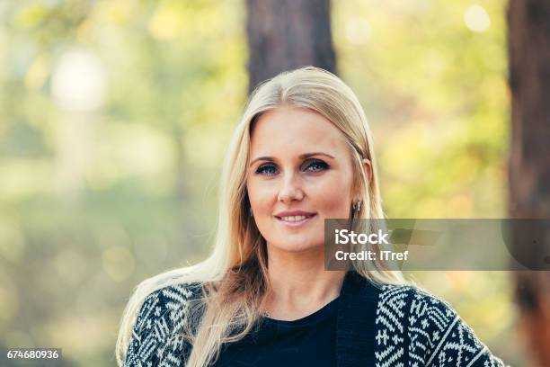 Portrait Of Young Attractive Woman Stock Photo - Download Image Now - 20-29 Years, Active Lifestyle, Adult