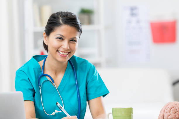istock Confident physician works in her office 674688300