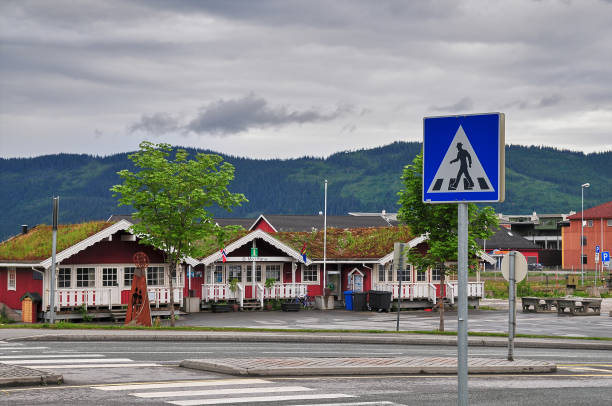 Mo i Rana, Norway - Tourist Information Centre stock photo