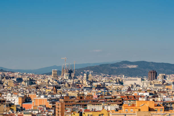 istock Barcelona cityscape overlook 674701966