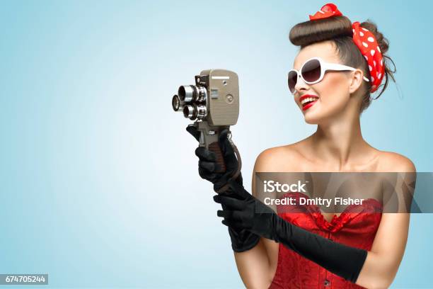 The Glamorous Cinema Is Coming Hot Stock Photo - Download Image Now - Adult, Adults Only, Antique