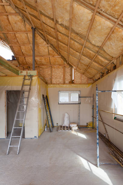 istock A room at a newly constructed home is sprayed with liquid insulating foam 674711880